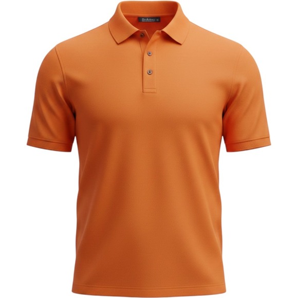 Links Edition Other - Links Edition Polo Shirt Mens XL Orange Short Sleeve Golf Performance Activewear